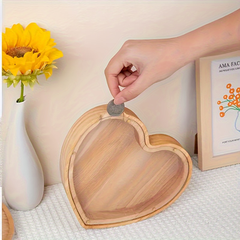 Kids Education Savings - Çocuklar İçin Ahşap Harf Kumbara -