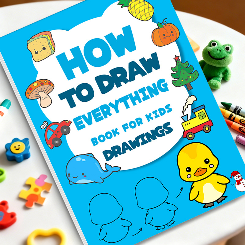 Kids Education Steps - Çocuklar İçin Adım Adım Çizim Kitabı