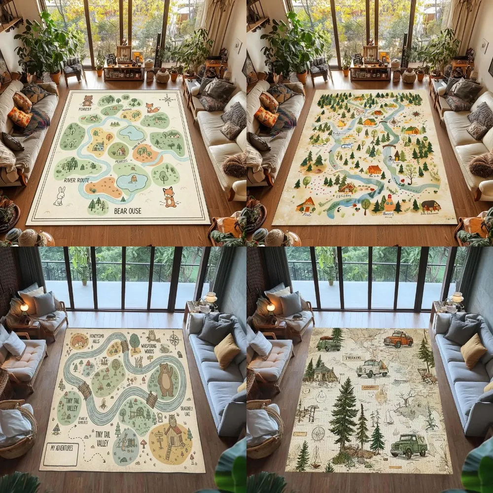 Kids Education Nursery - Canlı İnteraktif Çocuklar İçin Dünya Haritası