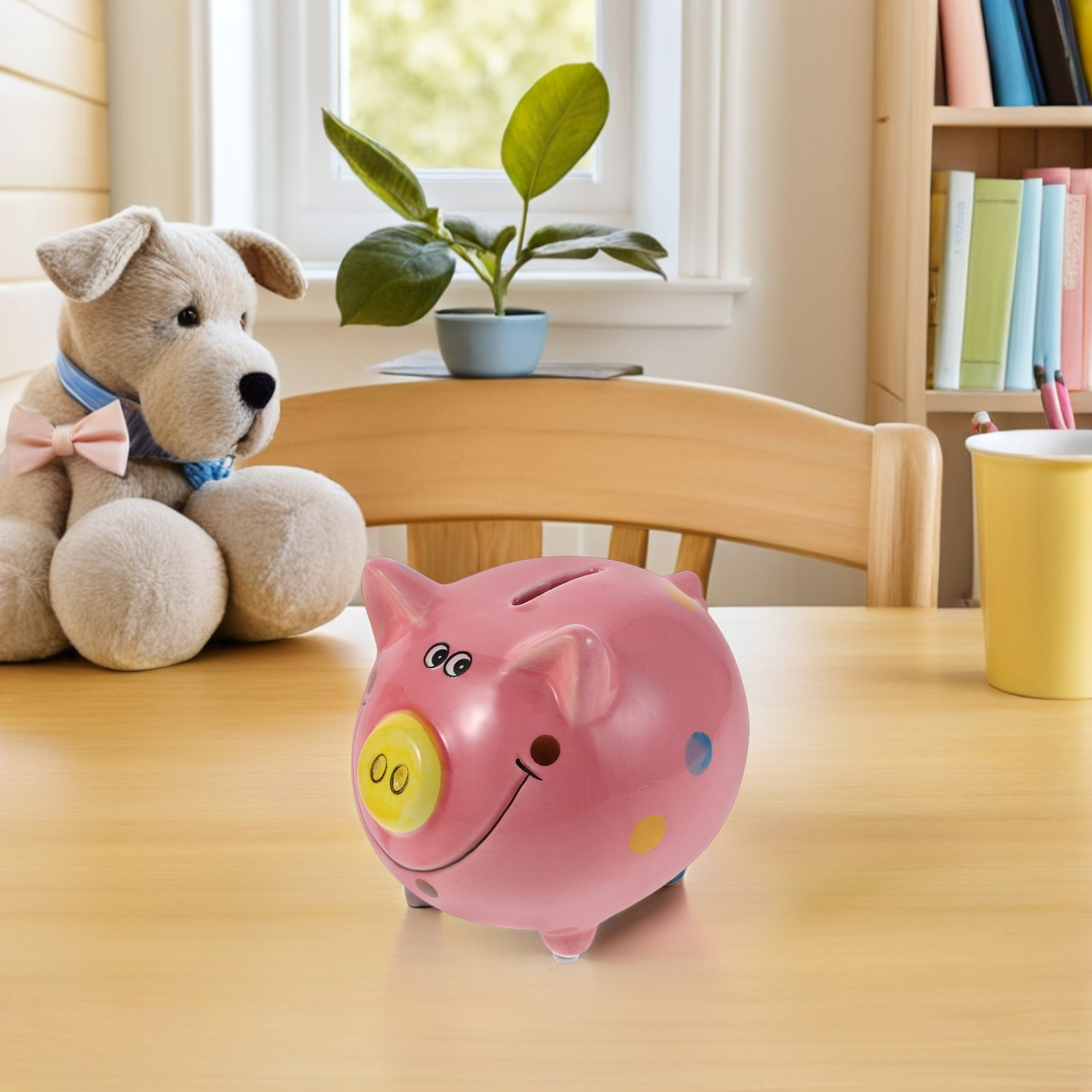 2 Adet Canlı Renkli Domuz Şekl - Kids Education Savings incelemesi ve fiyatı