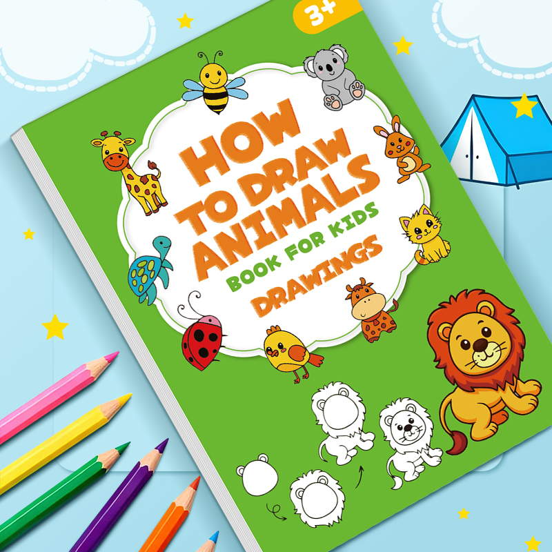 Çocuklar İçin Hayvan Çizim Kit - Kids Education Steps incelemesi ve fiyatı