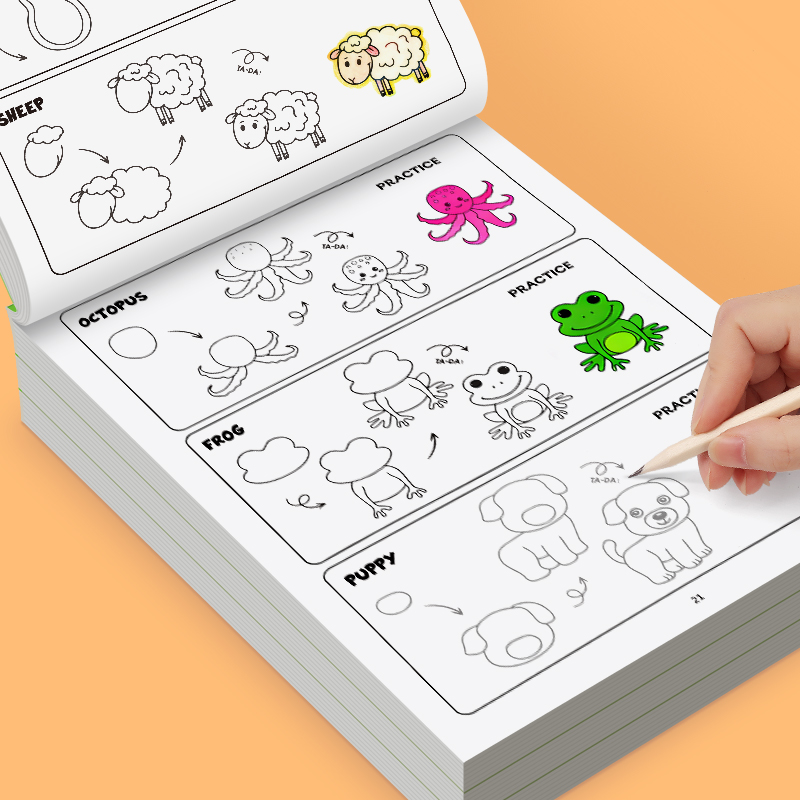 Çocuklar İçin Hayvan Çizim Kit - Kids Education Steps incelemesi ve fiyatı