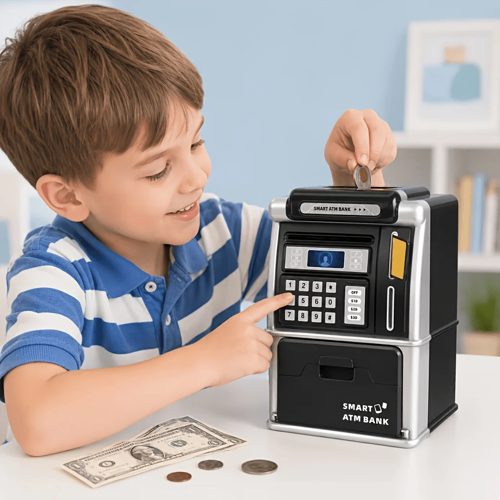 Akıllı ATM Kumbara, Otomatik B - Kids Education Savings incelemesi ve fiyatı