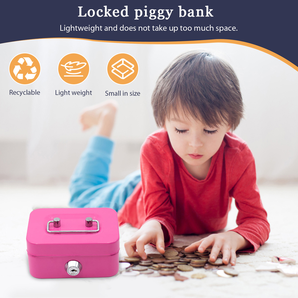 Metal para kumbarası anahtar k - Kids Education Money incelemesi ve fiyatı